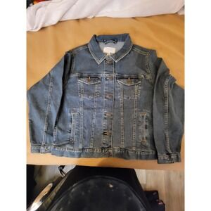 Wrangler‎ Jean Jacket Blue Jean Jacket Size L